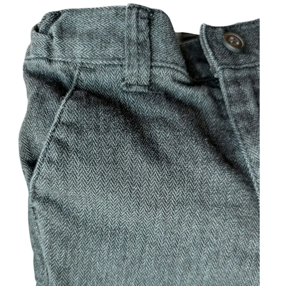 Gymboree boys dark gray pants. Herringbone detail. 12-18 months